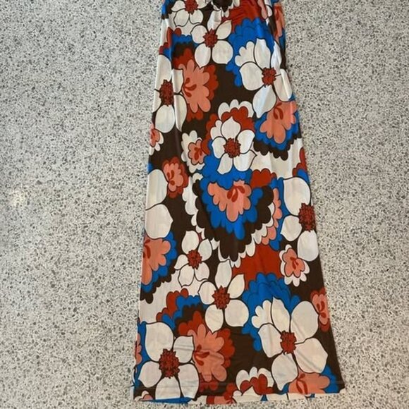 Ronny Kobo “Sammy” Knotted Cutout Linen Maxi Dress – Size Small - Picture 3 of 9